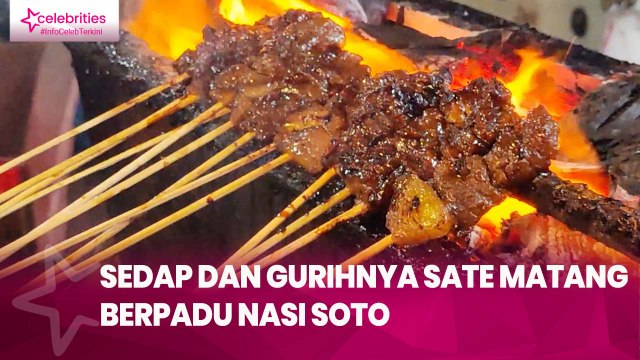 Sedap dan Gurihnya Sate Matang Berpadu Nasi Soto, Cita Rasa Rempah Aceh Menggoyang Lidah