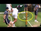Novak Djokovic Smashes Racket video vs Carlos Alcaraz at Wimbledon final