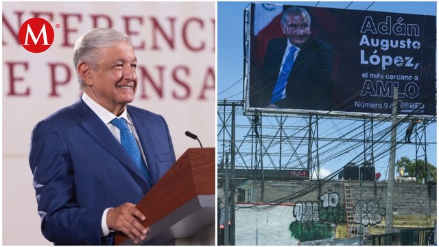AMLO denuncia los espectaculares de las corcholatas: ¿Doble discurso político