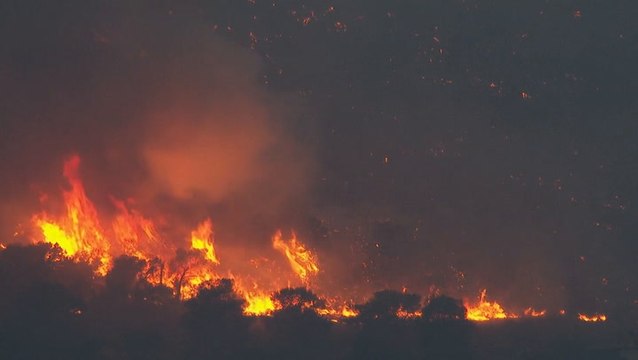 Greece: Aircraft tackle blazes near Athens as record-breaking temperatures and wildfires continue