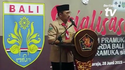 Sosialisasi Seragam Pramuka, Lambang Kwarda Bali dan Database Pramuka, Rabu (28/06/2023)