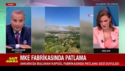 MKE fabrikasında patlama