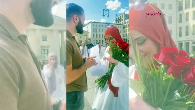 Sosyal medyada gündem olan evlilik teklifi izleyenlerin içini ısıttı!