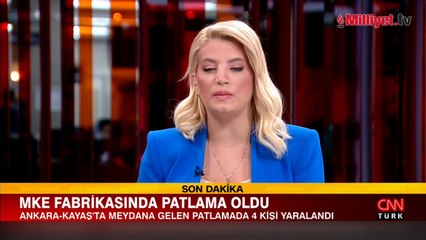 MKE fabrikasında patlama oldu