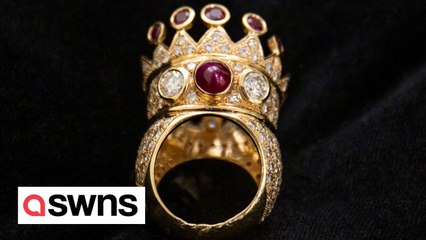 Extravagant gold ring designed and worn by Tupac to go on sale for nearly £250k