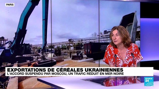 Exportations de céréales ukrainiennes : l'accord suspendu par Moscou, un trafic réduit en mer noire
