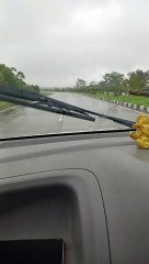 Long Drive in Rainy day