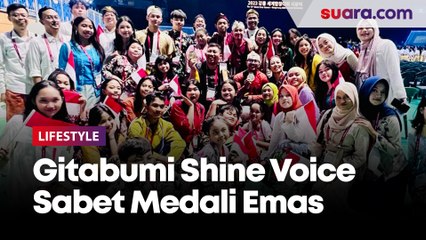 Harumkan Nama Bangsa! Gitabumi Shine Voice Sabet Medali Emas di World Choir Games 2023 Korea Selatan