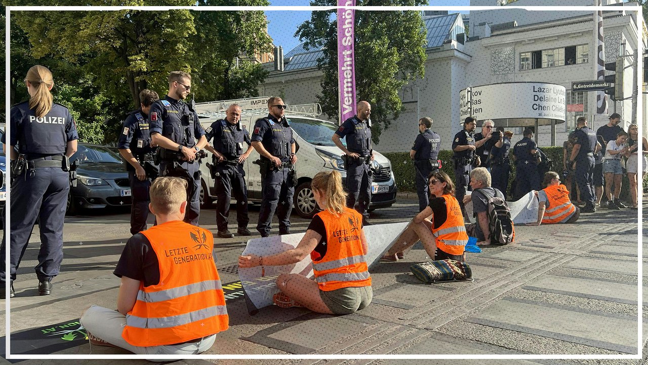 Tränen bei Abschluss der Klima-Protestwelle in Wien