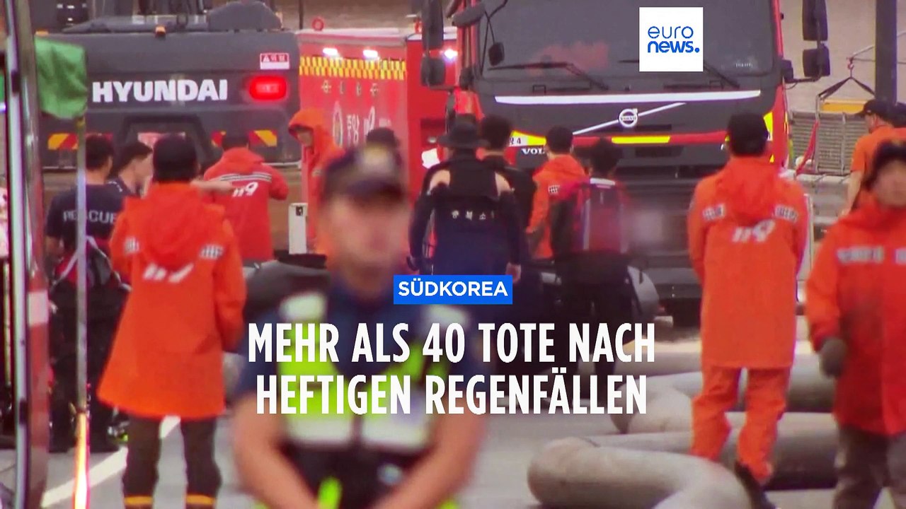 Gefangen in geflutetem Tunnel: Taucher suchen nach Vermissten