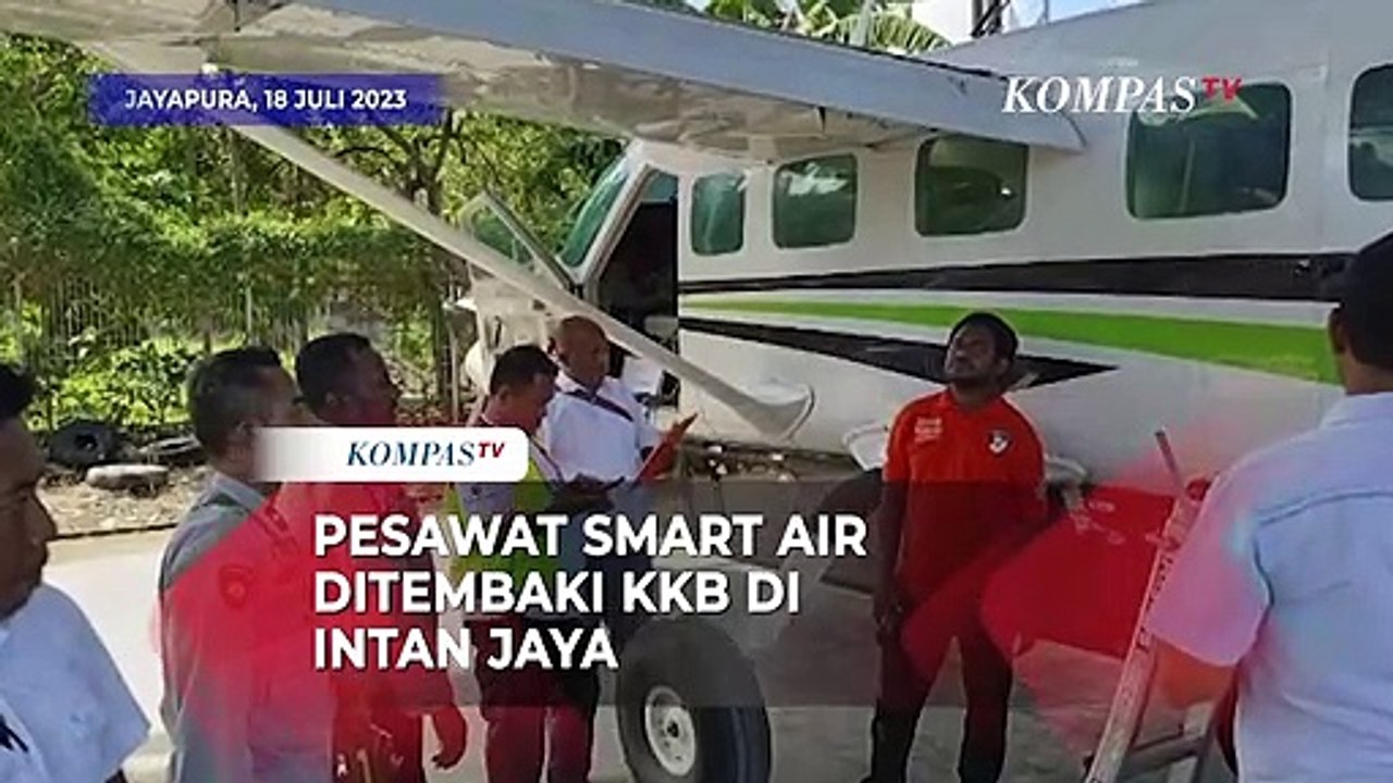 Penampakan Lubang Bekas Peluru di Pesawat Smart Air Usai Ditembaki KKB di Intan Jaya Papua