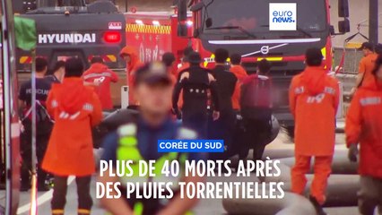 Intempéries en Corée du Sud : le bilan s'alourdit à 41 morts