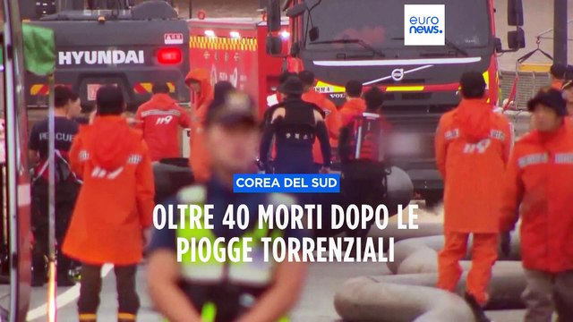 Alluvione in Corea del Sud, 41 morti, decine di feriti e dispersi. Più di 28mila famiglie al buio