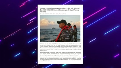 Penampakan Kapal Induk USS Ronald Reagan di Bali, Ada Apa?