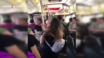 Antalya’da halk otobüsünde ‘klima’ tartışması kamerada! Aracı durdurup devam etmeyeceğini söyledi