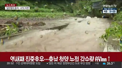 내일까지 충청·호남·영남 장맛비…최대 180㎜ 이상