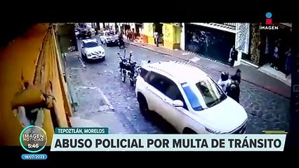 Denuncian caso de policial por una multa de tránsito en Tepoztlán