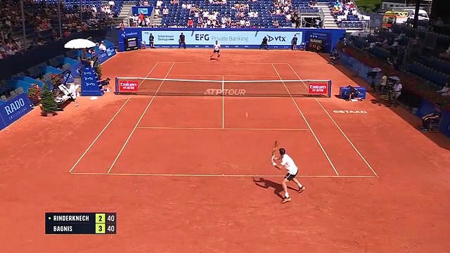 Facundo Bagnis avanzó a los octavos de final en Gstaad