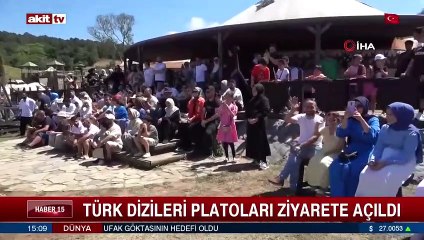 Türk dizileri platoları ziyarete açıldı