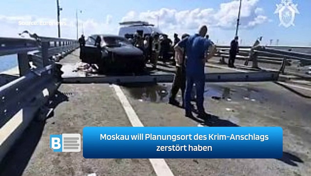 Moskau will Planungsort des Krim-Anschlags zerstört haben