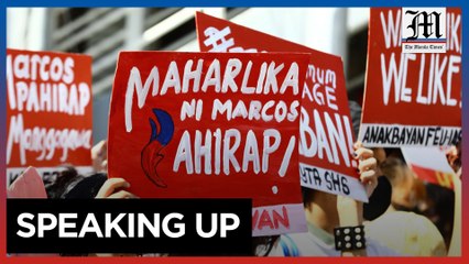 Youth groups protest Maharlika bill signing into law
