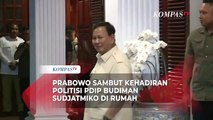 Momen Prabowo Sambut Kunjungan Politisi PDIP Budiman Sudjatmiko
