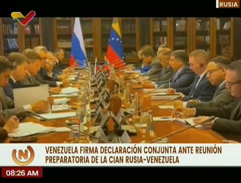Venezuela y Rusia firman una declaración conjunta que apunta a la cooperación energética bilateral