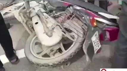 बदायूं: रोडवेज बस की जोरदार टक्कर से बाइक सवार की मौत, मचा कोहराम