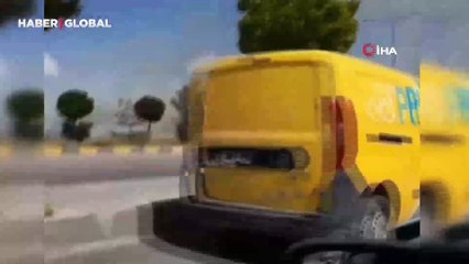 Buğday tarlası alev alev böyle yandı!