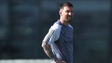 Así lució Messi en su primer entrenamiento con el Inter Miami