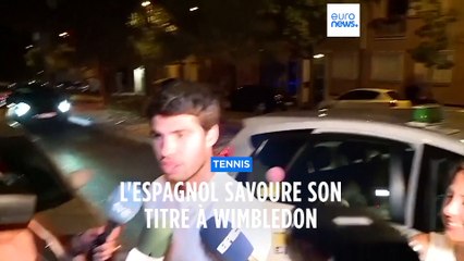 Carlos Alcaraz sacré à Wimbledon : "Je pense toujours à la balle de match"