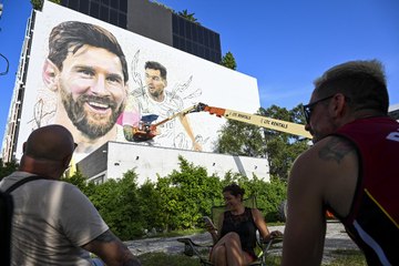 El fenómeno de Messi llega al barrio de Wynwood en Miami