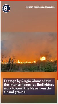 Rabbit Fire Scorches More Than 3,000 Acres in Several Hours in Southern California