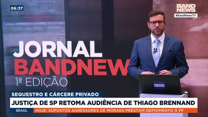 Justiça de SP retoma audiência de Thiago Brennand | BandNews TV