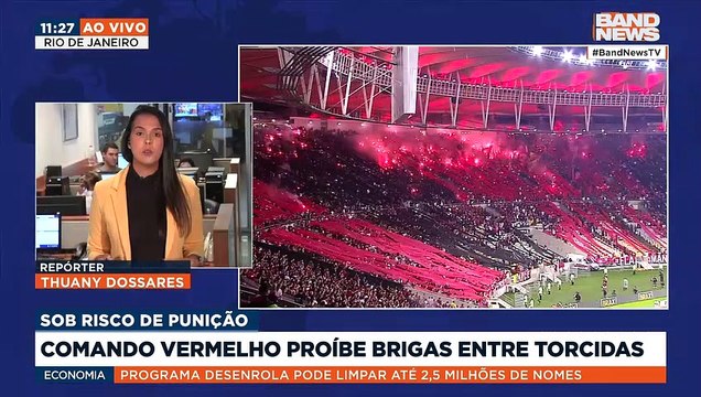 Comando vermelho proíbe brigas entre torcidas | BandNews TV