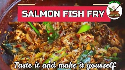 The EASIEST WAY to MAKE SALMON FISH TEMPURA සැමන් තෙලට