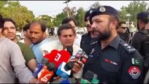 SSP Operations Peshawar Haroon Rashid Khan is giving details after the Hayatabad blast