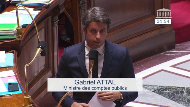 La réalité, c'est que la France n'est un paradis fiscal pour personne mais que vous voulez en faire un enfer fiscal pour tout le monde , répond Gabriel Attal à Adrien Quatennens
