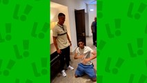 Encontro de Luva de Pedreiro com Cristiano Ronaldo viraliza nas redes sociais