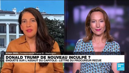 Enquête sur l'assaut du capitole : Donald Trump de nouveau inculpé ?