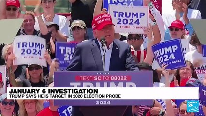 January 6 investigation: Trump says he is target in 2020 election probe