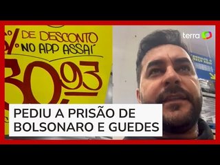 'Como fui tão trouxa?', questiona ex-apoiador de Bolsonaro ao comparar preços em supermercado