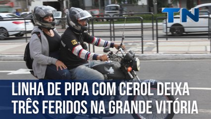 Linha de pipa com cerol deixa três feridos na Grande Vitória