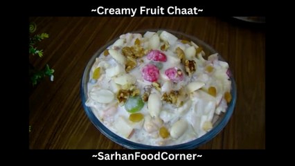 Creamy Fruit Chaat