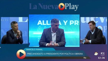 Marcelo Ramal, precandidato a presidente por Política Obrera en Allica y Prieta a las 12
