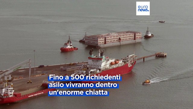 La chiatta carceraria : simbolo del disegno di legge anti-immigrazione del governo britannico