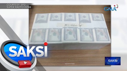 Pekeng US dollar bills na nagkakahalaga ng P27M, nasabat; senior citizen na suspek, arestado | Saksi