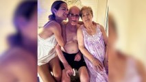 Tamara Gorro aprovecha al máximo el tiempo con sus abuelos en Ibiza