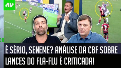 "Eles DEVERIAM TER VERGONHA de FALAR ISSO!" Seneme CONCORDA com ARBITRAGEM de Fluminense x Flamengo!