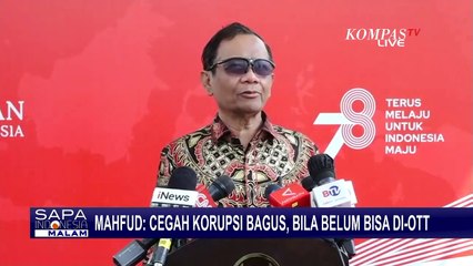 Begini Tanggapan Mahfud MD soal Pernyataan Luhut KPK Jangan Pamer OTT Melulu